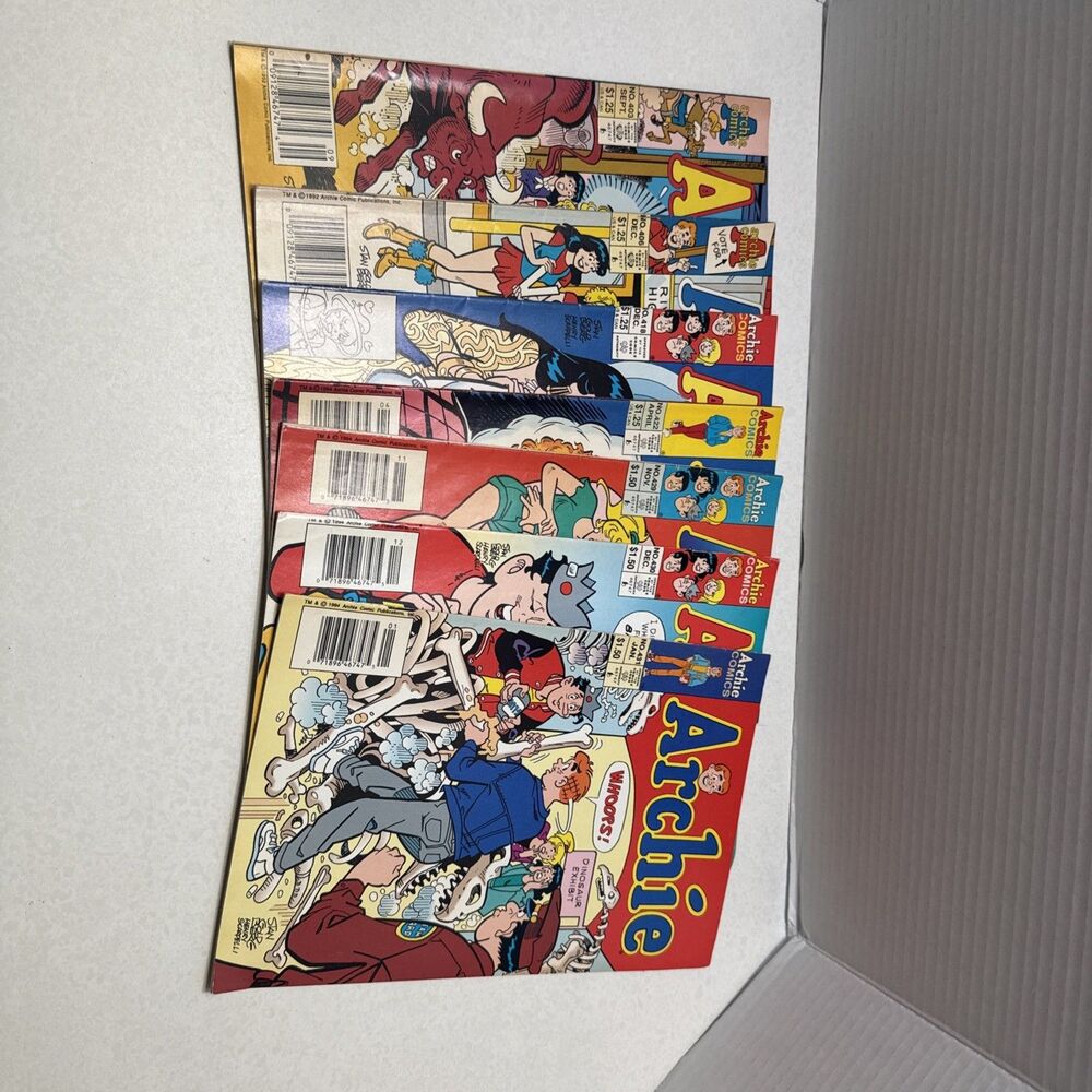 90s Archie Comics Lot of 7 Comics - Good Condition- Vintage - 1992 To 1994